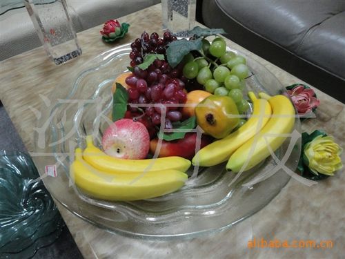 批發(fā)采購玻璃工藝品-熱熔酒店玻璃器皿水果盤批發(fā)采購-玻璃工藝品盡在