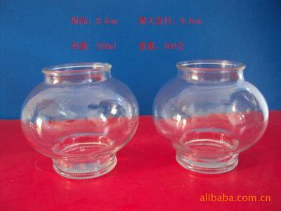 【廠家直銷圓柱形烤花蝴蝶高白料玻璃瓶】價格,廠家,圖片,其他玻璃包裝容器,徐州天一玻璃制品-